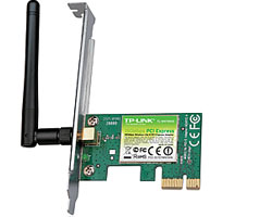TP-Link TL-WN781N 150M Wireless Lite N PCI Express Adapter With Detachable Adapter